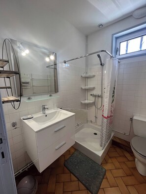 Hair dryer, towels, soap, toilet paper - Les Mésanges Bleues (Le Poët-Laval)