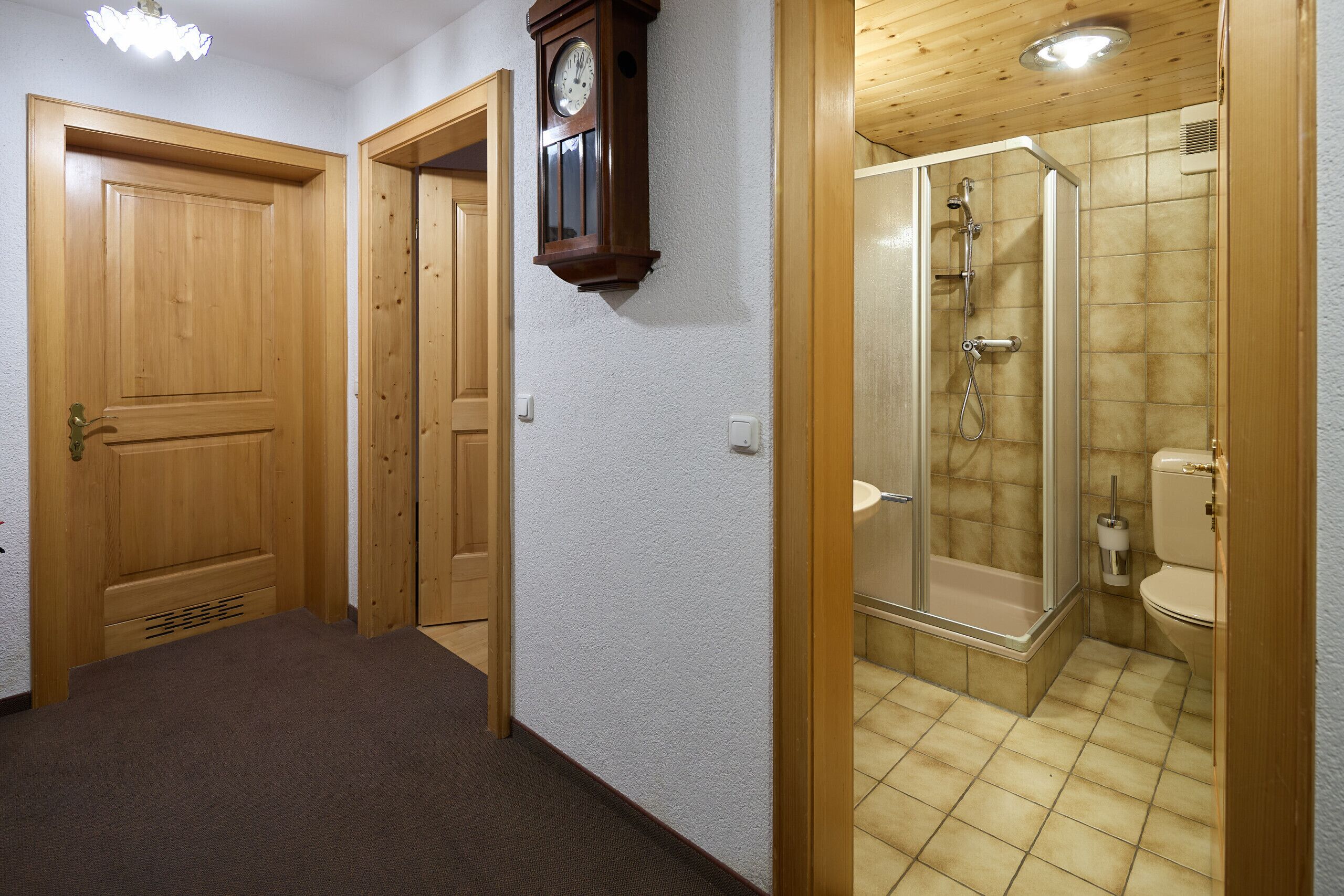 Douche, sèche-cheveux, papier toilette