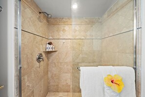Shower, hair dryer, towels - Spectacular Direct Oceanfront  Don't Miss Out! (Lahaina)