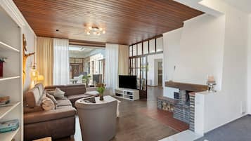 TV, fireplace, DVD player