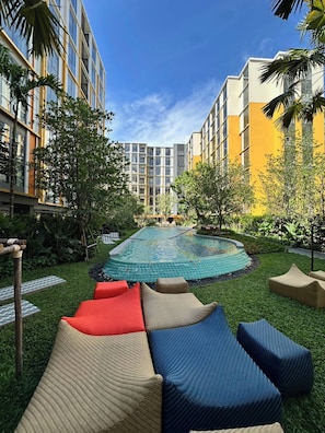 Room, 1 Bedroom, Accessible, Balcony | Pool | Outdoor pool - Room-phuket, Best Location, Full Furnish (Wichit)