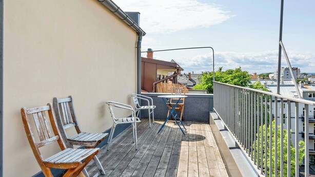 Apartment, 1 Bedroom, Garden View | Balcony - Light and Cozy Pearl, in Central Oslo (Oslo)