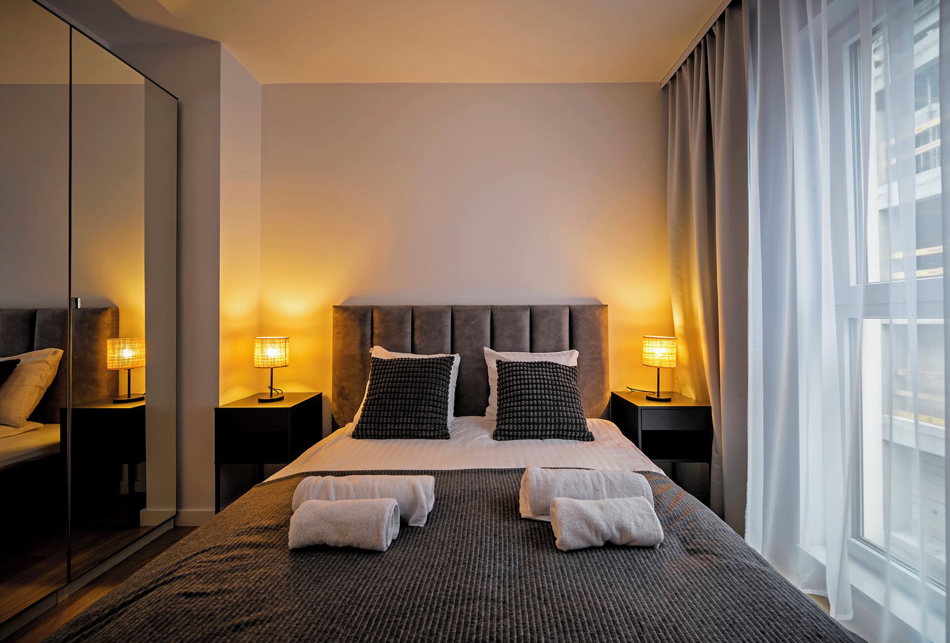 アパートメント バルコニー | アイロン / アイロン台、WiFi (無料)