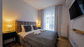 Appartamento, balcone | Ferro/asse da stiro, Wi-Fi gratuito