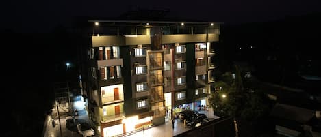 Fassade der Unterkunft