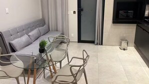 Unclassified image, 2 of 18, button - Modern studio in the city center | Kitchen and AC (Petrolina)