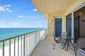 Outdoor dining - Oceanfront Boardwalk Beach Resort Escape | Pools, Hot Tubs & Prime Location (Panama City Beach)