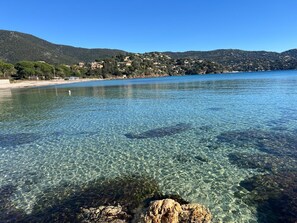 Beach - House with a pool and direct access to the beach (Le Lavandou)