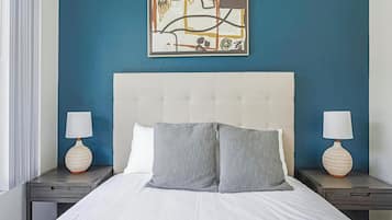 Individually decorated, individually furnished, iron/ironing board