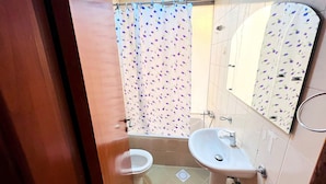 Economy Double Room, Balcony, City View | Shared bathroom - Lavish Partition Room in Tecom (Dubai)