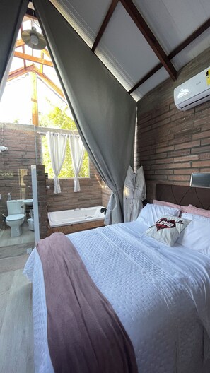 奢华木屋, 1 张双人床, 允许带宠物, 山谷景观