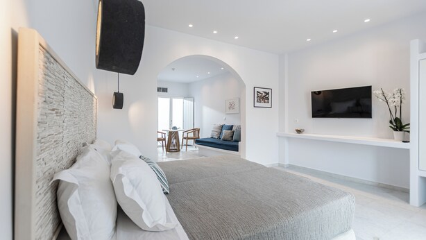 Suite, Balkon, Stadtblick