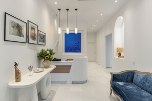 Reception - Blue Art Suites (Naxos)