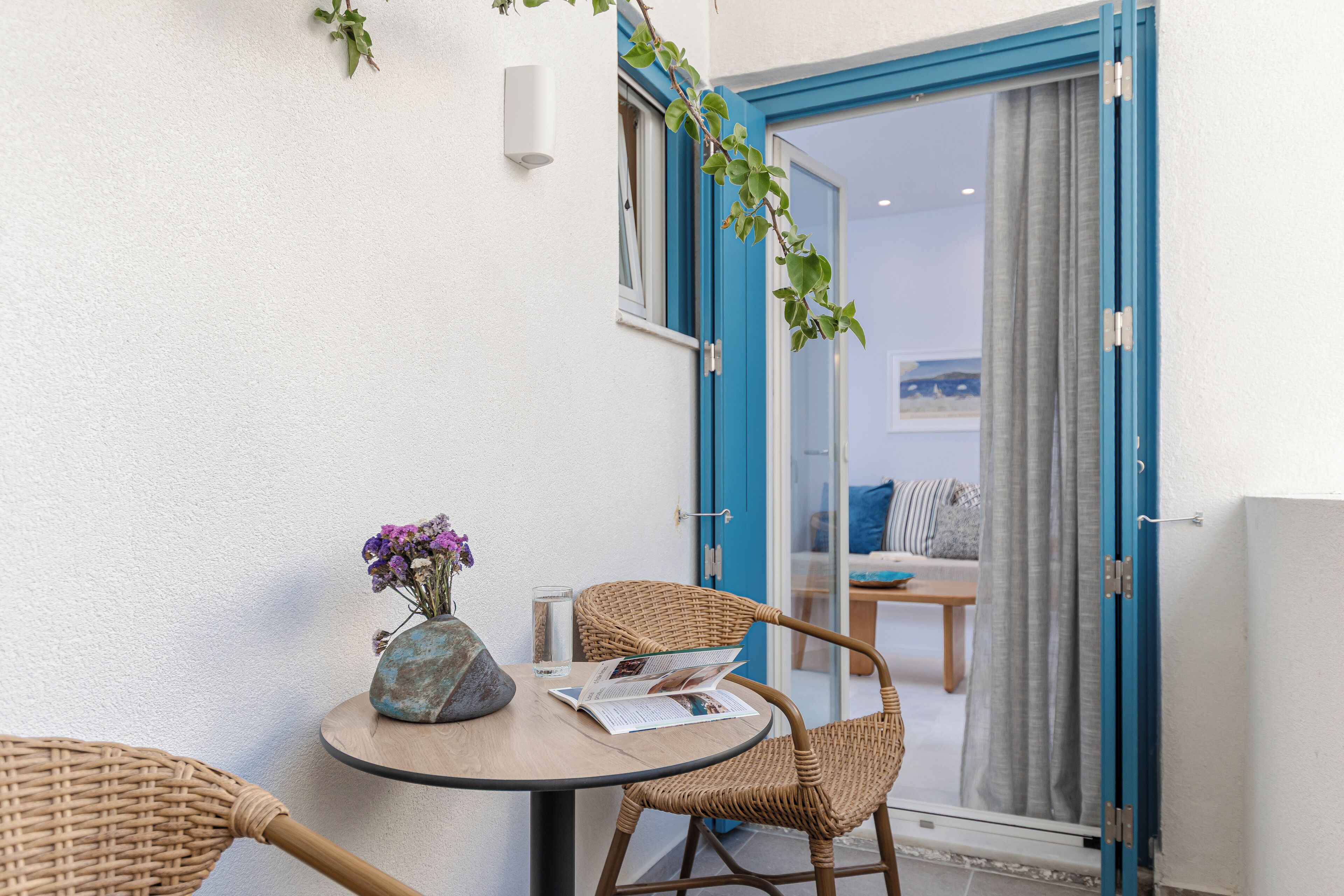 Suite, balkon, uitzicht op stad | Terras