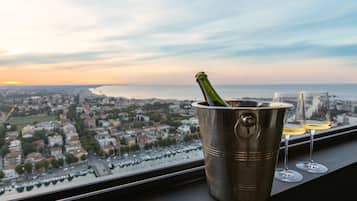 Blick von der Unterkunft