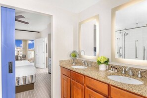 Hair dryer, towels, toilet paper