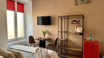 Individually decorated, individually furnished, iron/ironing board