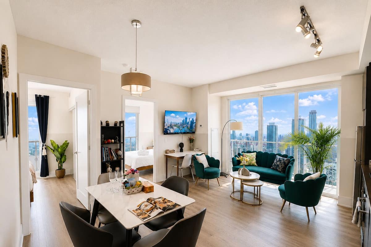 Family Condo, 3 Bedrooms, City View | Living area