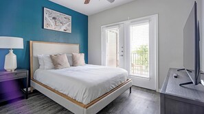 Apartament estàndard (2 Bedrooms) | Decoració individual, mobiliari individual i planxa i posts de planxar 