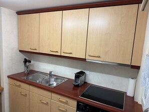 Oven, stovetop, dishwasher - Charming and quiet vacation apartment with panoramic views of the mountains (Ringgenberg)