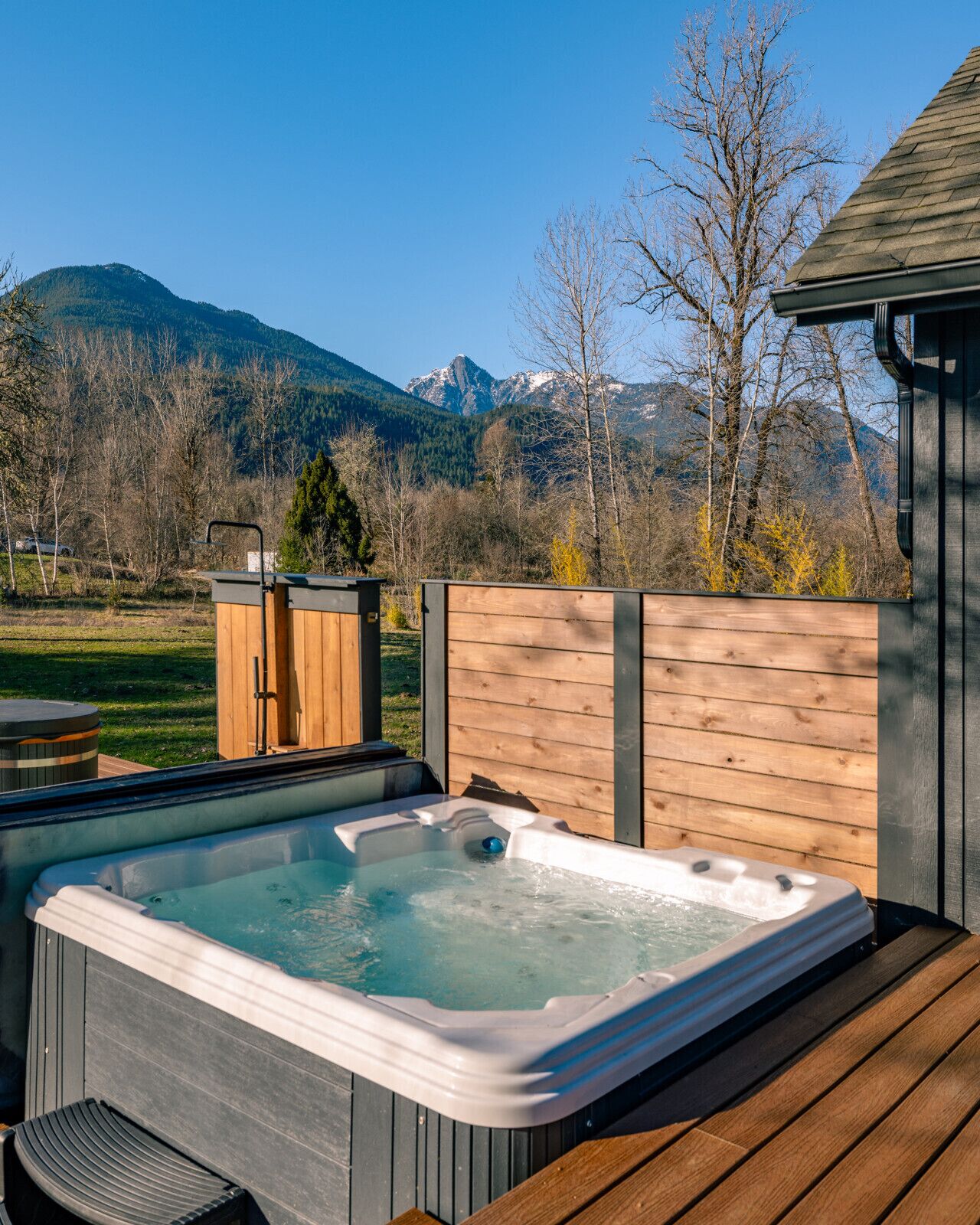 Bain à remous extérieur