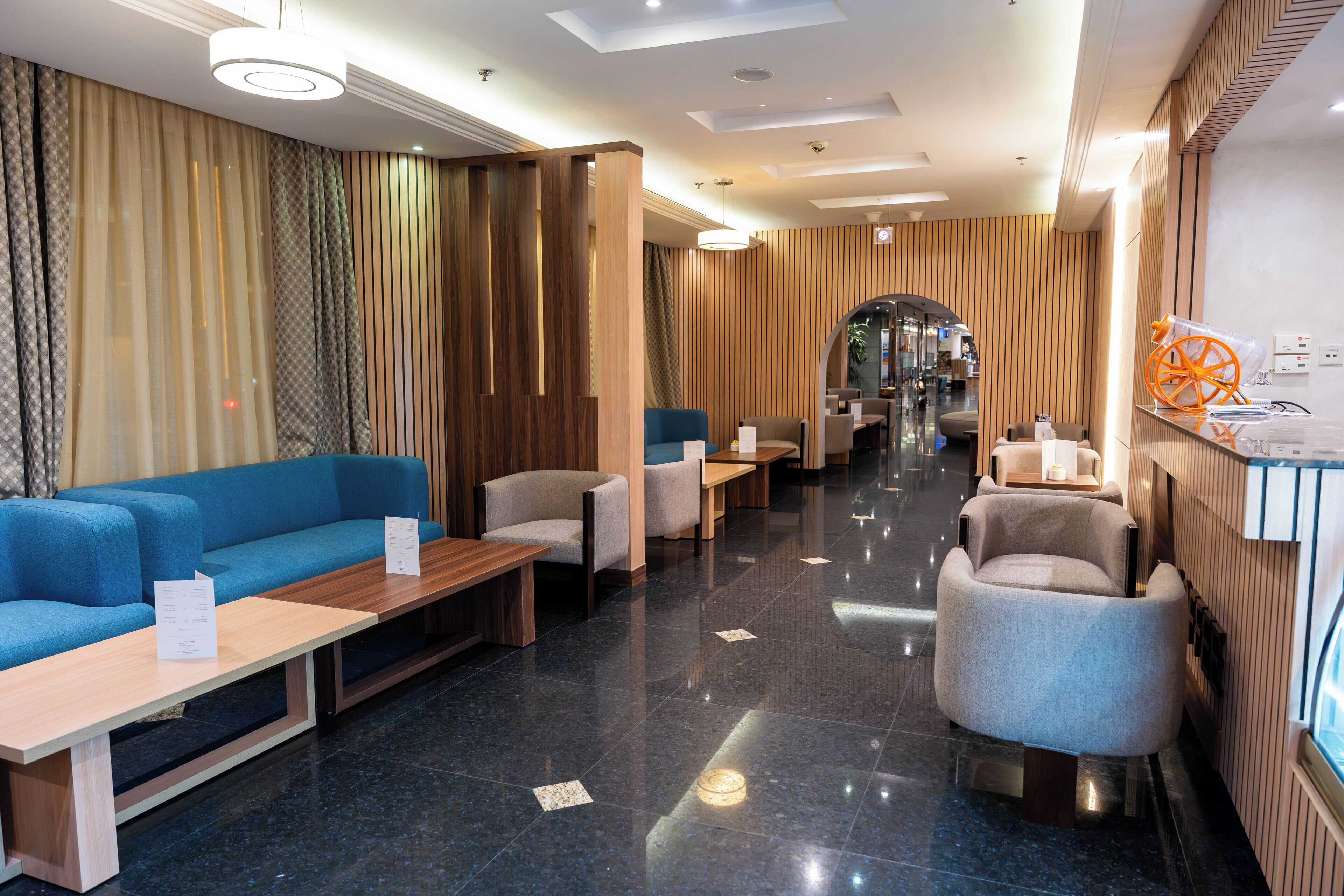 Lobby sitting area