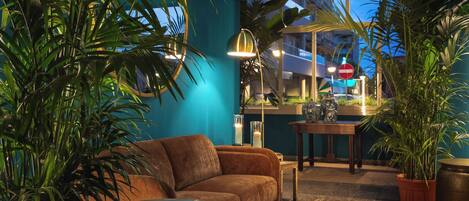 Sitteområde i lobbyen