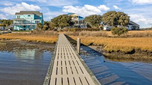 Exterior - Waterfront Home w/ Pool, Private Dock & Fireplace in Newport NC (Newport)