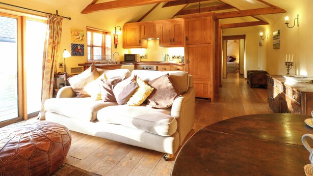 Living area - The Old Cow Shed (Eye)