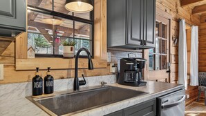 Coffee/tea maker, fridge, microwave, oven - Lakefront Escape w/Private Water Access, Dock, Kayaks, & Fire Pit. Pet Friendly! (Sparta)