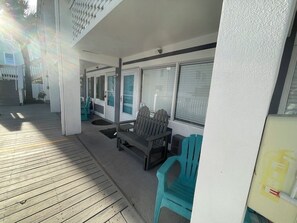 Terrace/patio - Coastal Escape – Pool & Beach Access! (North Myrtle Beach)
