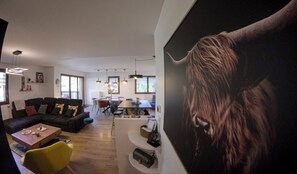 Interior - Les Carroz d'Arâches new apartment 80 M2 4 persons with garden. (Arâches la Frasse)