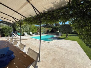 Pool - Private air-conditioned villa with heated pool and pool house (Aix En Provence)