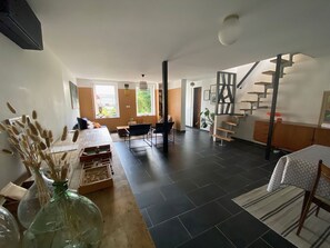 Interior - Former village hall located in the middle of the Flanders hills. (Eecke)