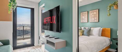 1 bedroom, iron/ironing board, free WiFi, bed sheets