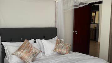 1 多间卧室、熨斗/熨衣板、免费 WiFi、床单