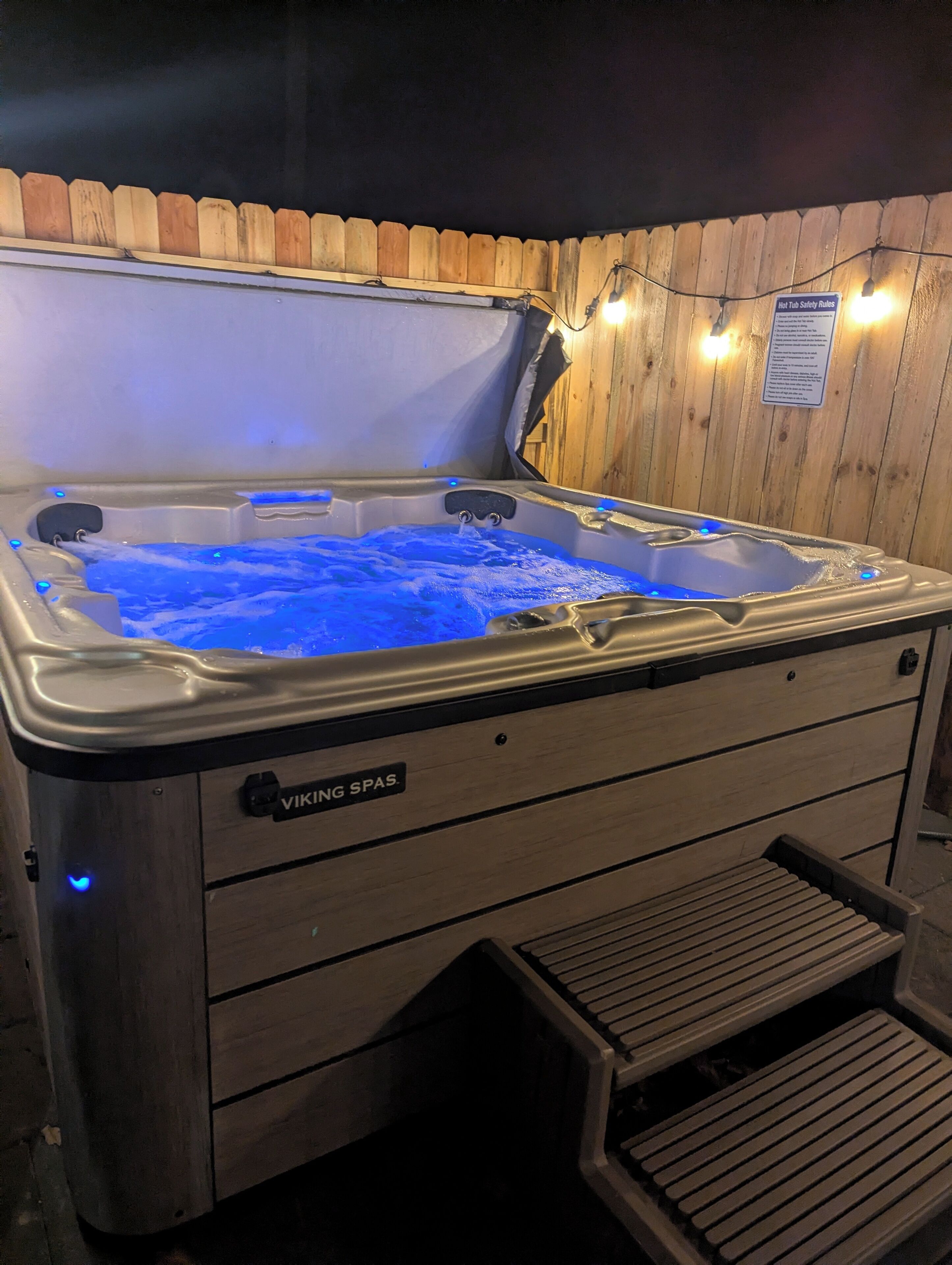 Bain à remous extérieur