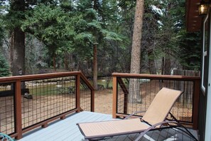 Premier Apartment, Non Smoking, River View | Terrace/patio - Two Bridges Lodge (Bailey)
