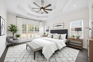 4 makuuhuonetta, silitysrauta/-lauta, Wi-Fi, vuodevaatteet