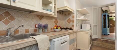 電子レンジ、コンロ、食器洗い機