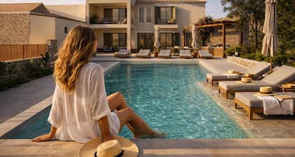 5BR Villa with Pool, Outdoor Cinema & Fire Pit