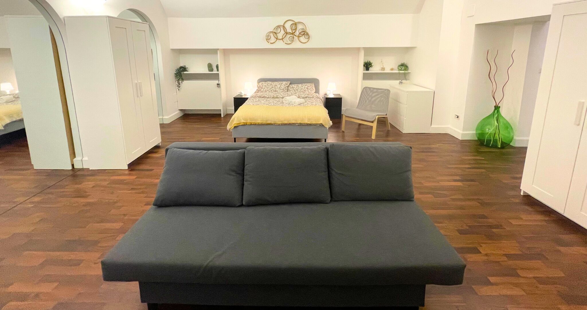 1 bedroom, iron/ironing board, Internet, bed sheets