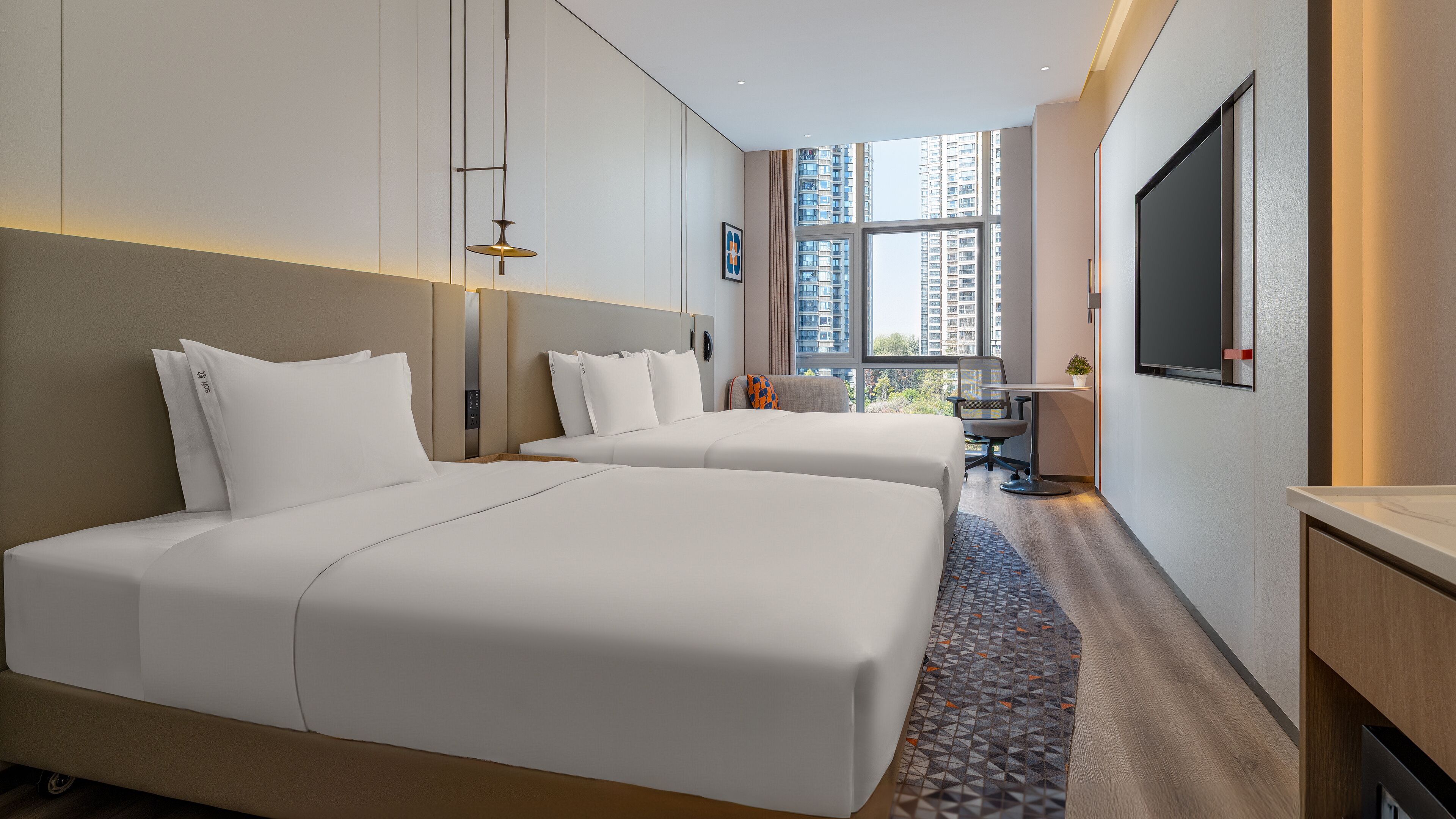 Standard Room, Multiple Beds | Down duvets, desk, blackout curtains, soundproofing