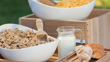 Tägliches inbegriffenes Frühstücksbuffet