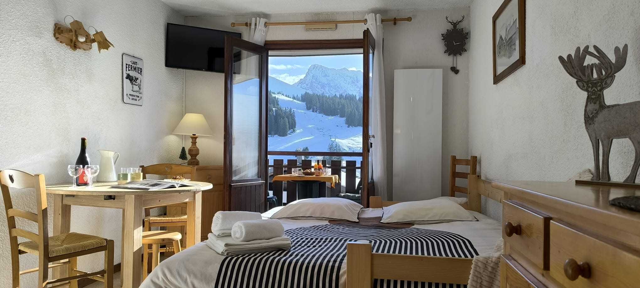 1 chambre, lit parapluie