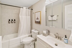 Hair dryer, towels