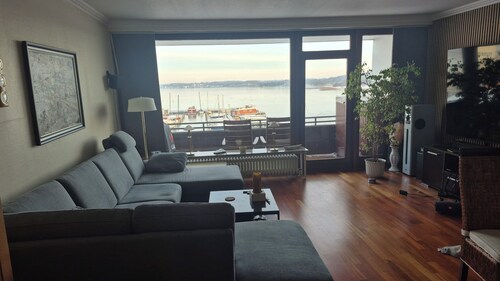 3  Zimmer Ferienwohnung an der Schlei in Schleswig, direkter Wasser/Hafenblick