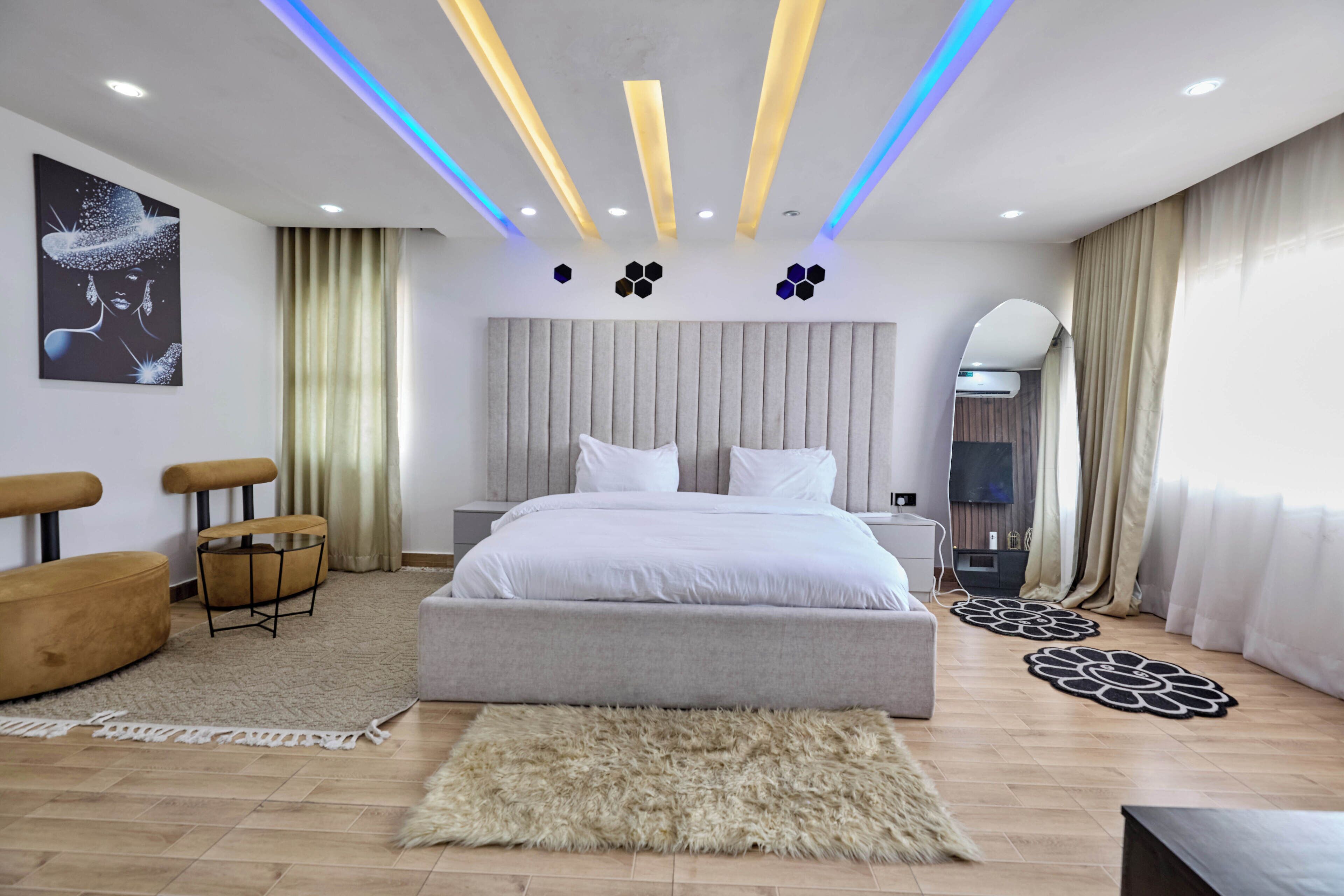 Appartamento Deluxe, vista mare | Tende oscuranti, ferro/asse da stiro, Wi-Fi gratuito