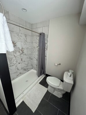 Shower, hair dryer, towels, soap - Cute Cottage Located Near HITS (Saugerties)