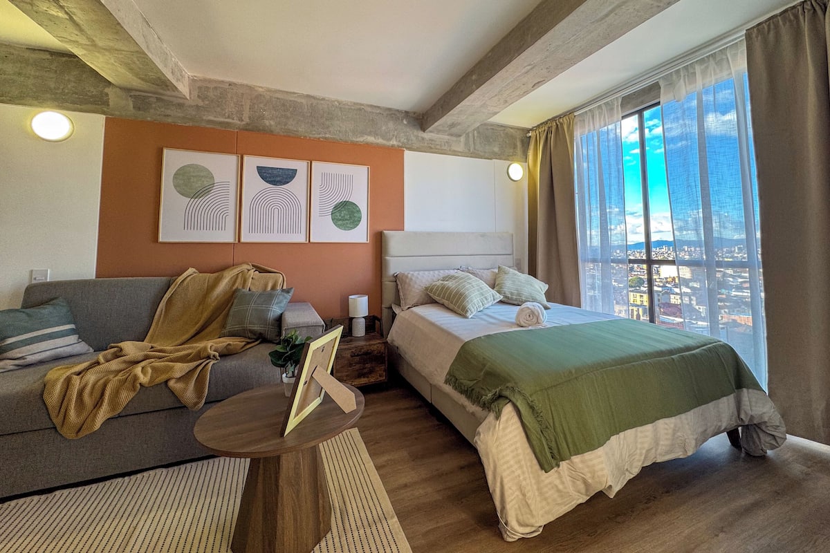 Blackout curtains, iron/ironing board, free WiFi